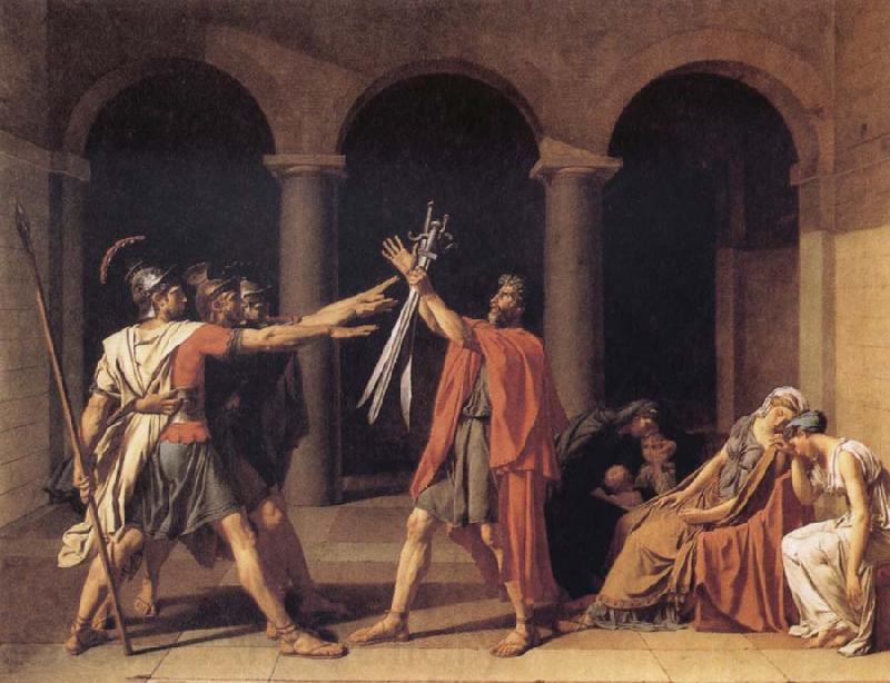 Jacques-Louis  David The Oath of the Horatii